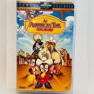 An American Tale Fievel Goes West VHS Tape